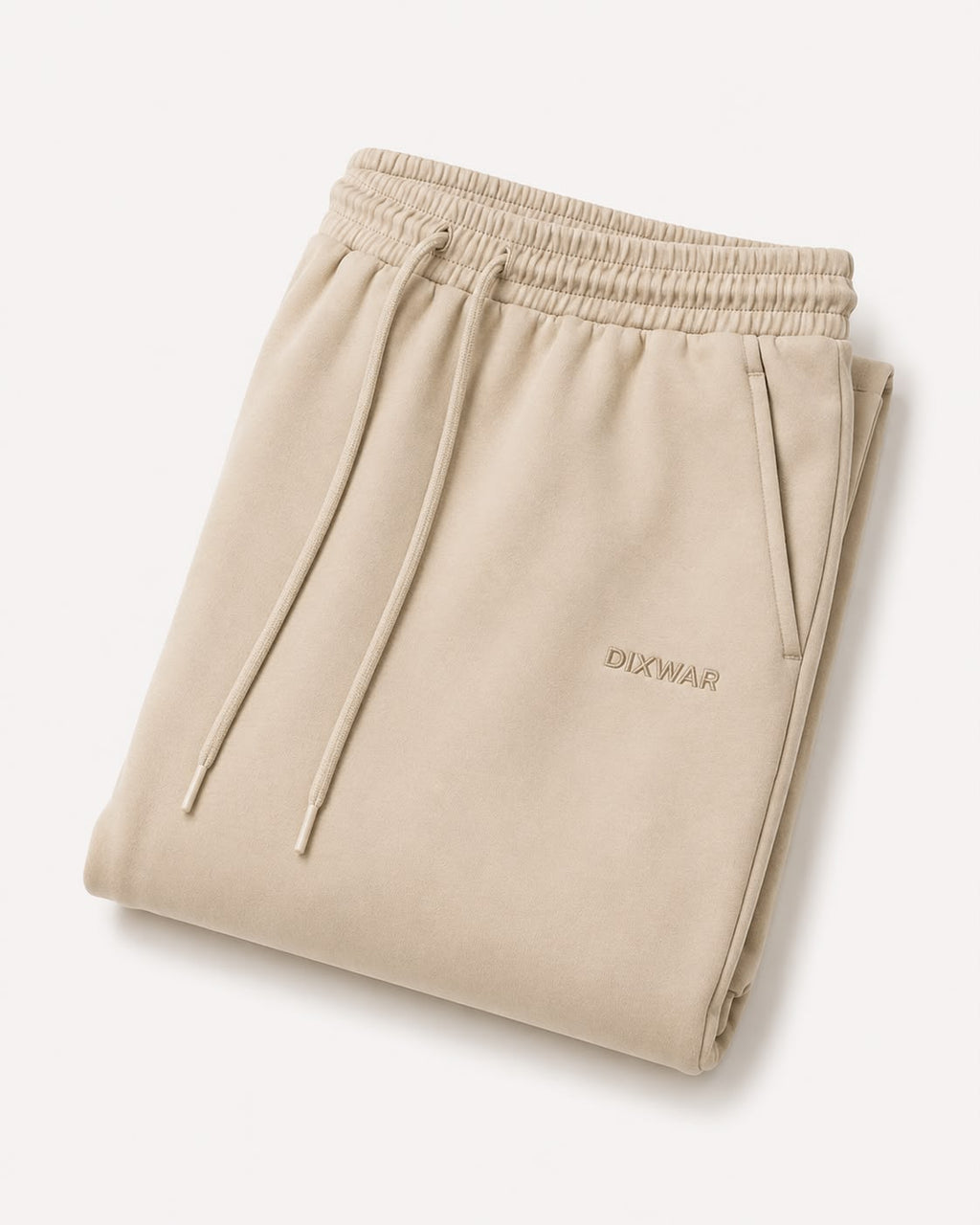 DIXWAR Premium Oversized Sweatpants –  cream